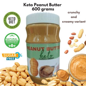 Sugar Free- Keto Peanut Butter 600 grams