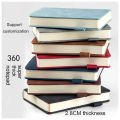 MALAYSIA: 360 Halaman Super Tebal Wax Sense Kulit A5 Notebook Pejabat Perniagaan Buku Nota Kerja Harian / 360 Pages Super Thick Wax Sense Leather A5 Notebook Business Office Daily Work Notebook. 