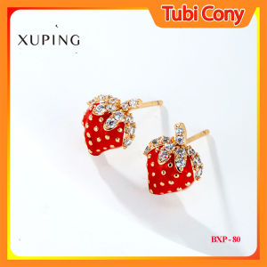 Bông Tai Nữ Xuping Phong Cách Hàn Quốc Trái Dâu Đà Lạt BXP297-80 - Tubi Cony - Không Kị Nước - Bảo hành tới 3 tháng - Bao đổi trả trong 07 ngày