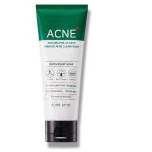 SOME BY MI AHA BHA PHA 30 Days Miracle Acne Clear Foam 100ML 30 Days Miracle Toner 150ml