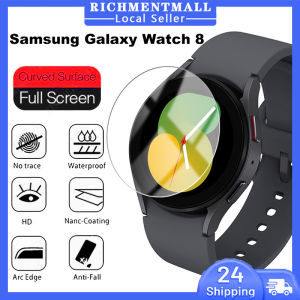 【🔥SG STOCK🔥】RICHMENTMALL For Samsung Galaxy Watch 8 Tempered Glass Film Galaxy Watch 8 Classic Clear Glass Tempered Glass Screen Protective films