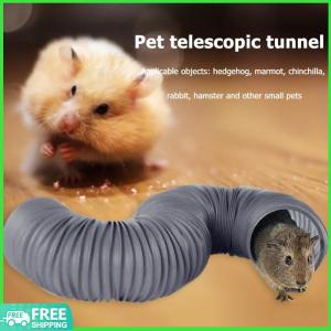 【Hàng mới】 đồ chơi đường hầm nhỏ có thể gập lại cho thỏ chồn lợn guinea vải bền và nhẹ