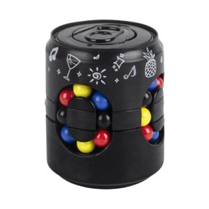 NOBLELYN Nhựa Đồ chơi giảm căng thẳng hình lon soda Quả bóng xoay 3D Quả bóng xoay Hài hước Con quay ngón tay Con quay ngón tay