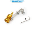 ItemMart Car exhaust pipe sound wave simulator Exhaust Accessories Universal Turbo Sound Whistle Exhaust Pipe. 