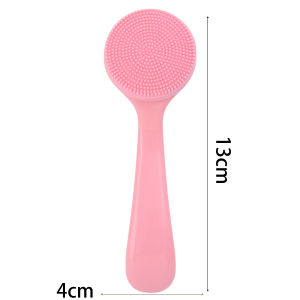 【Charming women】Soft Silicone Facial Cleanser Brush Soft Hair Face Massage Wash Brush Blackhead Remover Portable Skin Care Tool