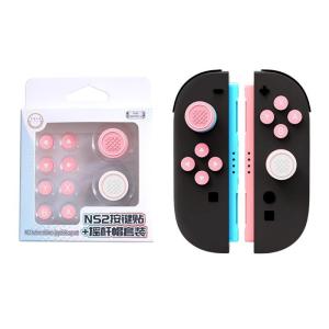 Controller Protective Silicone Caps Nonslip Joystick Grips and Button Pad Breathable Easy Maintenance Suitable for NSW2