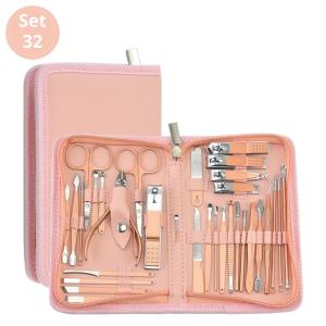 Manicure Pedicure Set Manicure set Lengkap Manicure set 32 in 1 Alat Perawatan kuku 1 Set isi 32pcs