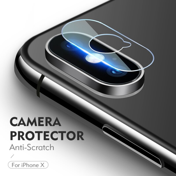 BAPAU Lens Protector iPhone X Anti Gores Kaca Kamera Belakang 9H
