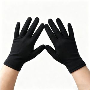 ZENO Short Stage Performance Gloves Candy Colored 4-10 Year Old Childrens Sunscreen Gloves Summer Elastic Five Finger Gloves Clothing Etiquette