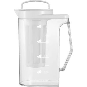 CHENJIE Large Capacity Cold Brew Coffee Pot Sealed with Filter Cold Brew Coffee Maker Drinkware Transparent Cold Water Jug Refrigerator