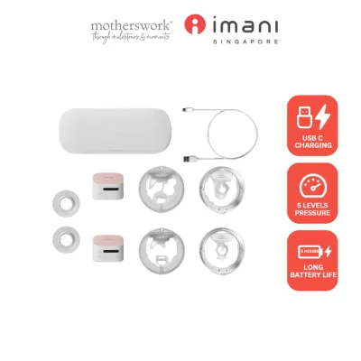 ImanI i2Plus Pro Electrical Breast Pump (Pair with Dual Charging Dock)