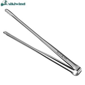Grill Tongs Stainless Steel BBQ Tongs Metal Kitchen Tweezers Cooking Utensils for Salad Fish Steak Barbecue Buffet
