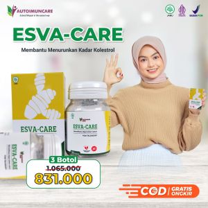 Obat Kolesterol Tinggi Herbal Jantung Koroner BPOM Esva Care Autoimuncare