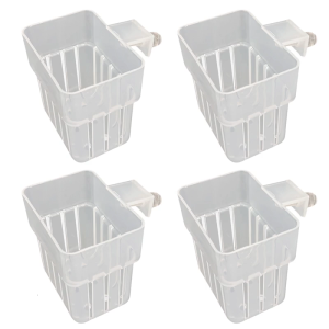 4lots Durability Plastomer Basket Hydroponic Soilless Meshes Net Basket for Hobbyists and Professionals