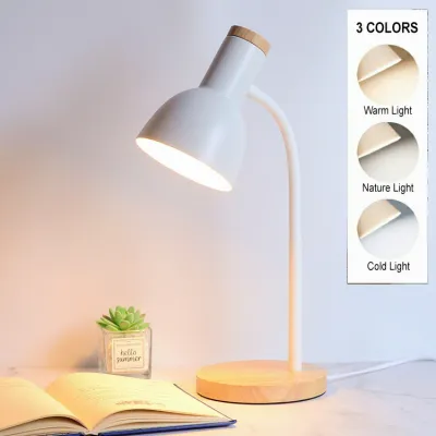 LED Table Lamp Lamp Shade Bedroom Bedside Lamp Learning Desk Lamp Living Room Lampshade Study Lamp With light source