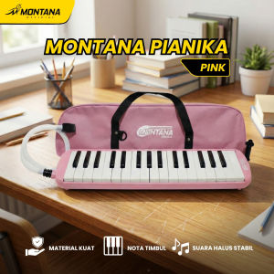MONTANA Pianika Set Alat Tiup Musik 42.2x10.3x5 Cm Keyboard Music Note Timbul TPB
