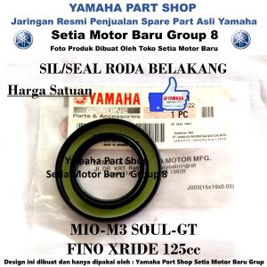Sil Seal Roda Belakang Fino SoulGT MioM3 Xride 125cc Asli Yamaha