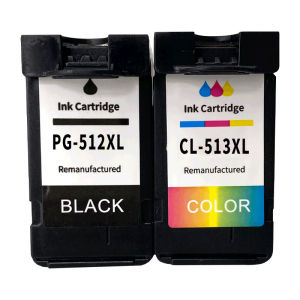 Compatible PG-512 PG-513 Black & CL-512 Color Ink Cartridges (XL Ink Level Display) Replacement for Canon PIXMA IP2700 IP2702 MP230 MP240 MP250 MP270 MP280 MX320 MX330 MX340 Printers BK 400 Pages/Color 350 Pages