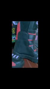(REAL PICT) SEPATU TRAIL CROSS GRASSTRACK MURAH LOKAL BERKUALITAS SEPATU CROSS TRAIL MERAH BIRU STABILO HITAM