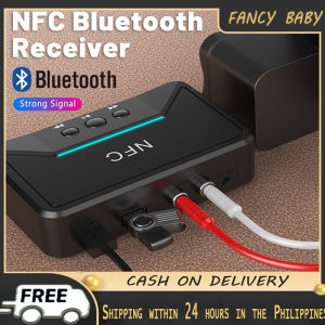 【PH shipment】BT200 NFC Bluetooth Receiver 3.5mm Aux RCA Jack A2dp Hifi Wireless 5.0 Audio Music Adapter Portable Bluetooth Audio Devices Usb/rca Multi-output Dongle Stereo Receptor For Amplifier Speaker