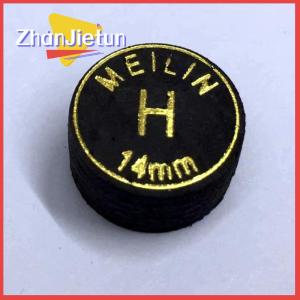 zhanjietun ปลายไม้คิวแบบญี่ปุ่น9ชั้นปลายไม้คิวบิลเลียดหมูพูลคุณภาพ1ชิ้น ล็อต14มม.