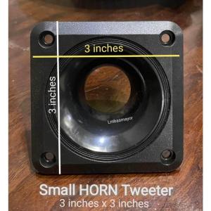 3 inches x 3 inches Small Speaker HORN Tweeter Thread Type for Speaker Box DIY Assembly