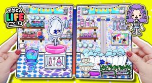 CandyHome Paper - Búp Bê Giấy Ngồi nhà Búp bê giấy bóc dán dành cho bé gái