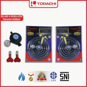 Todachi Set Selang+Regulator Kompor Gas Premium Tahan lama High Quality