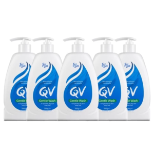 【SG】500ML QV Gentle Wash 15% Glycerin Soap-Free pH Balanced for Dry & Sensitive Skin Moisturizes skin and lasts