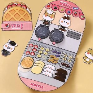 Quiet Book Bayi Buku Busy Book Sanrio Mainan / Toca Boca Kuromy My Melody/Quiet Book/Busy Book Paper Dolls House Mainan Edukasi Anak Bongkar Pasang Boneka Kertas Populer / DIY Buku Sanrio Busy Book Bayi Buku Aktivitas Anak Lucu