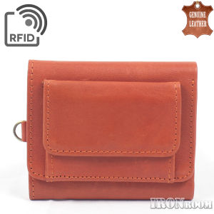 Ironroom Ladies Tri-fold Leather RFID Wallet 2108