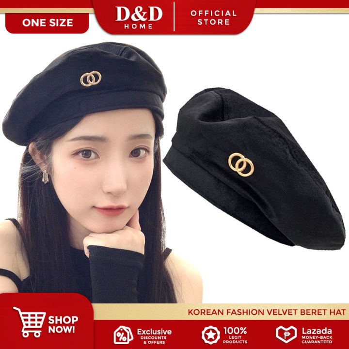 帽子 COTTON BASIC BERET - Moca D-01057 COTTON BASIC BERET - Moca D-01057 COTTON BASIC BERET - Black