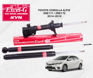 KAYABA KYB EXCEL G Toyota Corolla Altis 2014~2019 ZRE172 ZRE173 Absorber Gas Shock Strut 333M082 333M083 342M017