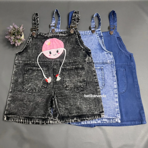 Paket 100ribu dapat 3pcs Overall Jumpsuit Anak Jeans Baju Kodok Variasi Terbaru Perempuan