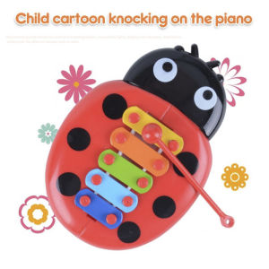 Đồ chơi nhạc cụ- Đàn gõ Xylophone hình BỌ CÁNH CỨNG đáng yêu - Dụng cụ phát triển năng khiếu dành cho bé yêu C601