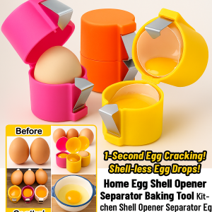 Cute Egg Opener No Dirty Hands Portable Household Egg Shell Separator Kitchen Tools