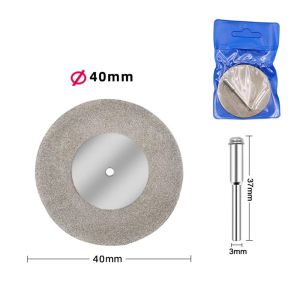 NEXTYOO 2Pcs/Set loại Đĩa mài 40/50/60mm Khô/Ướt Đá mài cương Bền bỉ Nhỏ Đĩa mài mòn Dành cho gỗ đá quý ngọc bích