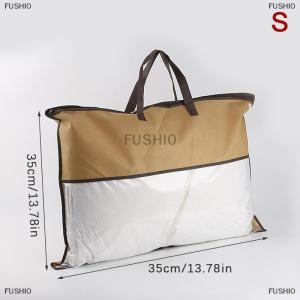 [COD] FUSHI0 Transparent Non-woven Pillow Packed Quilt Blanket Zipper Dustproof Storage Bag Household Organizer Bag Tote Bag Various Sizes
