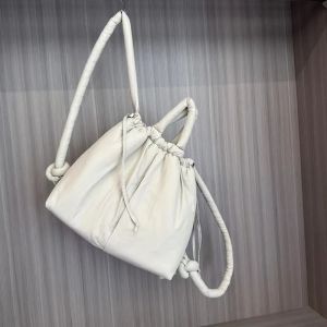 FGJEB นุ่มนุ่มๆ กระเป๋าผ้าไนลอนบุนวม ผ้าบุนวม จุได้มาก กระเป๋าเป้สะพายหลังเชือกรูด วินเทจ สีทึบทึบ กระเป๋า Crossbody การเดินทางการเดินทาง