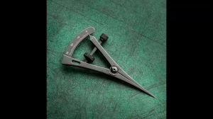 btnx QIANYU Leather Edge Spacing Gauge Adjustable Creaser Edge Marker for Leather Craft Tool 4Y1Z7