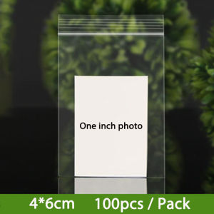 100PCS Plastic Zipper Bag Extra Thicken Ziplock Bag Self Seal Bag Transparent Food Packaging Beg Plastik