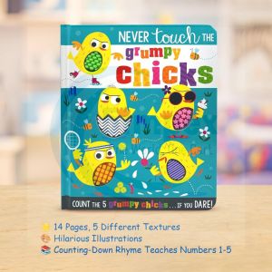 [SG] Never Touch Series /Cow Dinosaur Shark Bear Chick /Hard Cover / Baby Toddler Children Education Book (Make Believe)