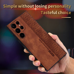Case For Samsung Galaxy S26 Ultra S25 Edge S26 Plus Case Non-Slip Protective Retro Style Cover For Samsung S23 S24 S25 FE Cover