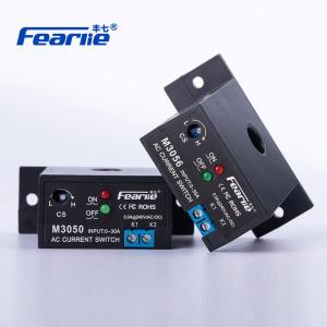 สวิตช์ตรวจจับกระแสไฟ0.2-30A ACสวิตช์ตรวจจับกระแสไฟฟ้าอัตโนมัติเตือนตรวจจับ AC ควบคุมใยแก้วนำไฟฟ้าปรับได้สวิตช์ผ่านสาย M3050/M3056 M3060/M3066m3070/M3076 M3080/M3086