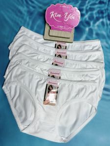 Combo 5 Quần lót học sinh màu trắng cotton mềm mịn cao cấp tạo cảm giác thoải mái - Shop Kim Yến 5