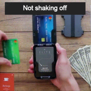 Secure   Wallet with Money Clip and Card Slots
