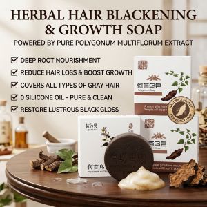 Polygonum Hair Care Soap Pure Plant Shampoo Soap Scalp Cleansing Bar Nourishing Hair Shampoo Gentle Daily Hair Care for Men Women