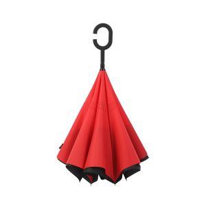 Inverted Reverse Upside Down Umbrella with C-Shaped Handle Anti-UV Waterproof Windproof Rain Umbrella for Women and Men
