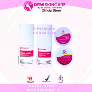Paket hemat Drwskincare untuk kulit kusam / jerawat / flek hitam | Paket Hemat Drwskincare Radiant series