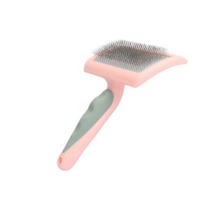 MIRELINA Solid Color Dog Massage Brush Effective Comfortable Pet Grooming Comb Portable Floating Hair Removal Shedding Hair Remover Pet Cleaning Tool